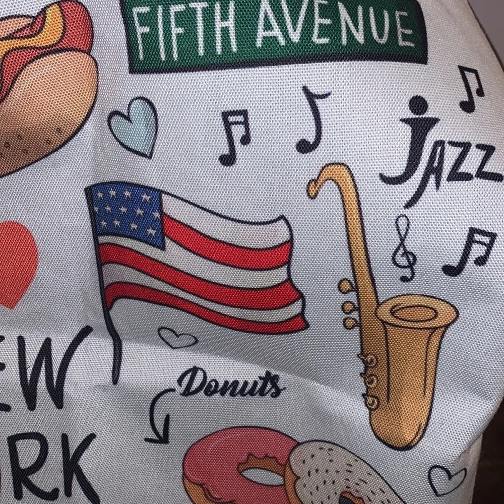 New 16x15.5 Rare find double sided NYC satchel🥳🥳❌ - Picture 4 of 7